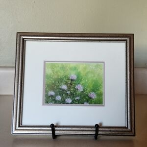 Exquisite Chester County PA Artist Dennis K Park Mini Watercolor Framed Signed